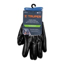 Guantes de poliéster con recubrimiento de nitrilo, M, Truper