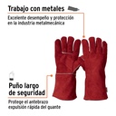 Guantes rojos para soldador, Truper