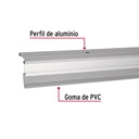 Guardapolvo automático 100 cm aluminio, Hermex