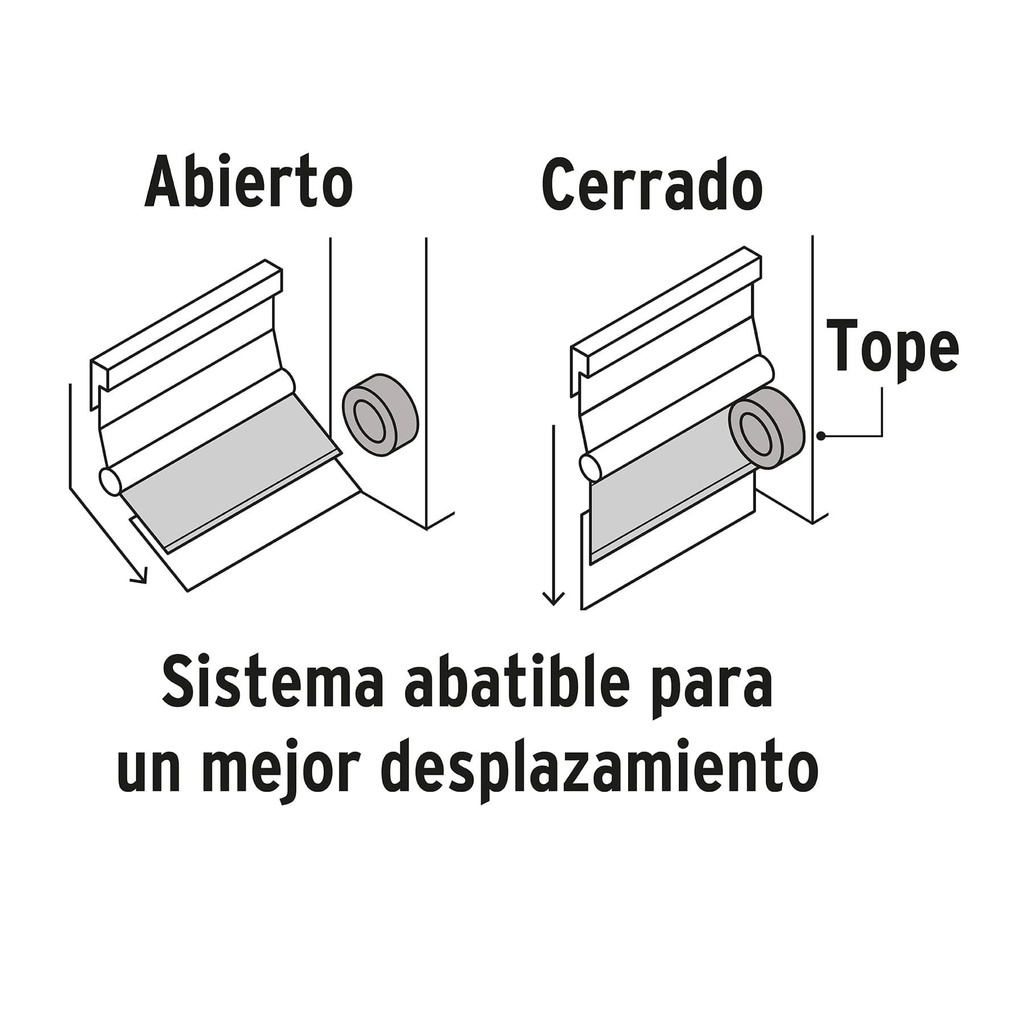 Guardapolvo automático 100 cm blanco, Hermex