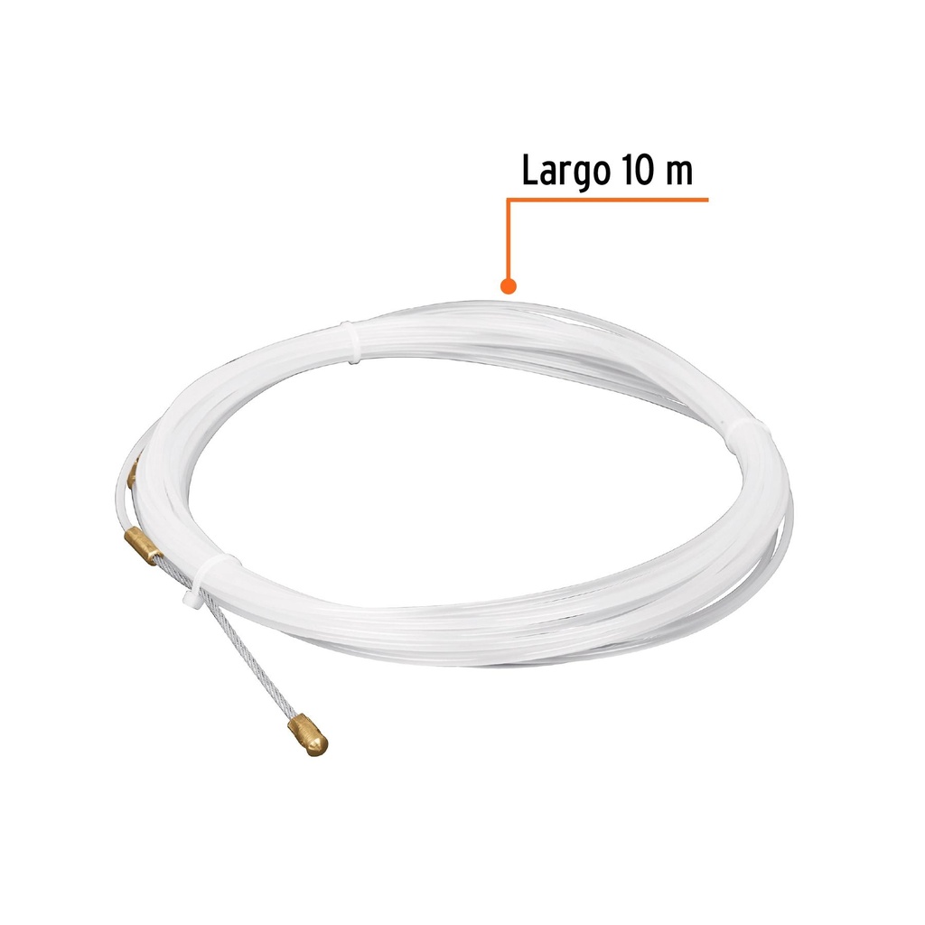 Guía de nylon de 10 m para cable, Truper