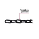 Metro de cadena de 8 mm de plástico negra, carrete de 25 m