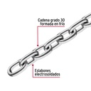 Metro de cadena pulida de 3/16', 65 m en cubeta, Fiero