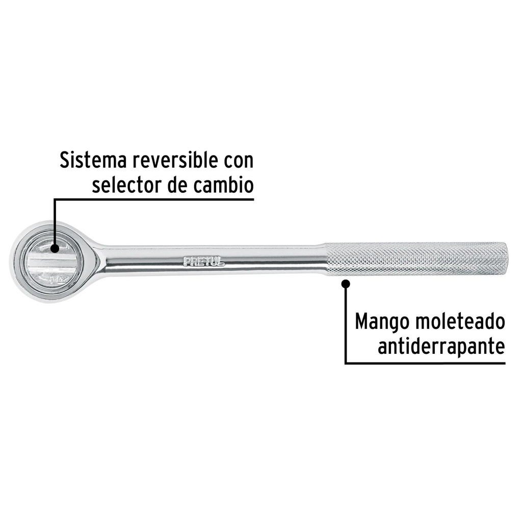 Matraca cuadro 1/2' cabeza redonda, Pretul