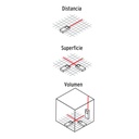 Medidor láser de distancia de 0.05 mm a 100 m, Truper