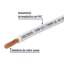 Metro de cable THHW-LS 10 AWG blanco en carrete de 500 m