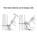 Martillo tubular para cimbra 16 oz uña recta, mango acero