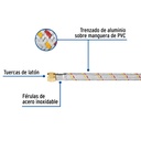 Manguera para gas, aluminio, 5/16' X 60 cm, Foset Basic