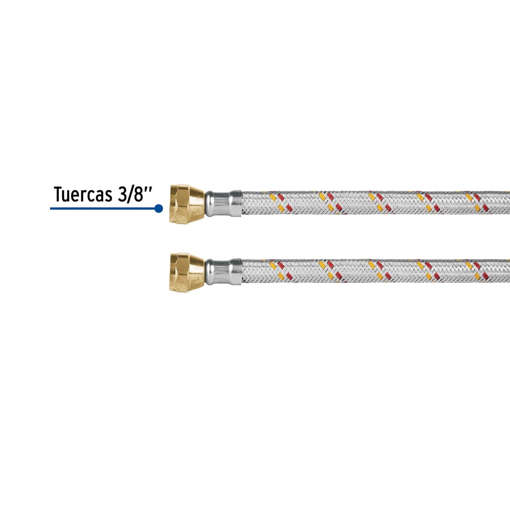 Manguera para gas, aluminio, 3/8' X 500 cm, Foset Basic