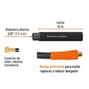 Manguera de hule para compresor, 10 m x 3/8', Truper