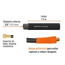 Manguera de hule para compresor, 7.5 m x 3/8', Truper