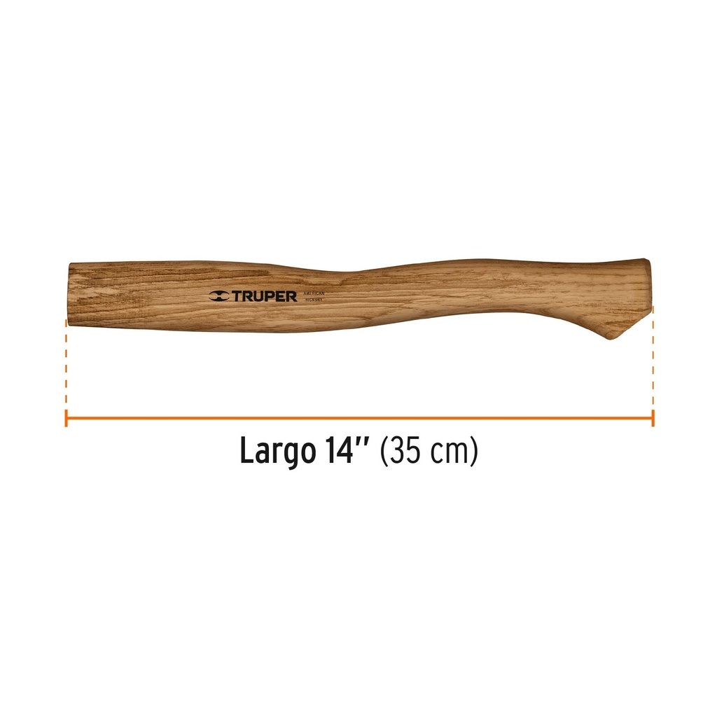 Mango hickory 14' para hacha cazadora 1-1/4 lb, Truper