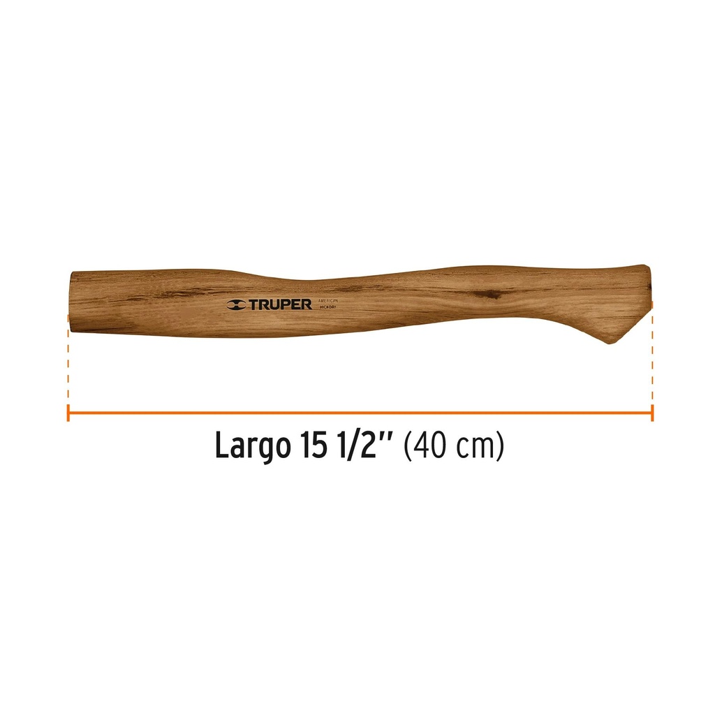 Mango hickory 17' para hacha cazadora 1-3/4lb, Truper