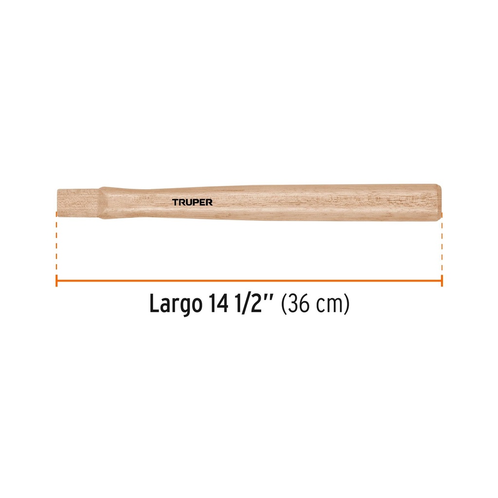 Mango para martillos de bola MB-12 y MB-16, 14-1/2', Truper