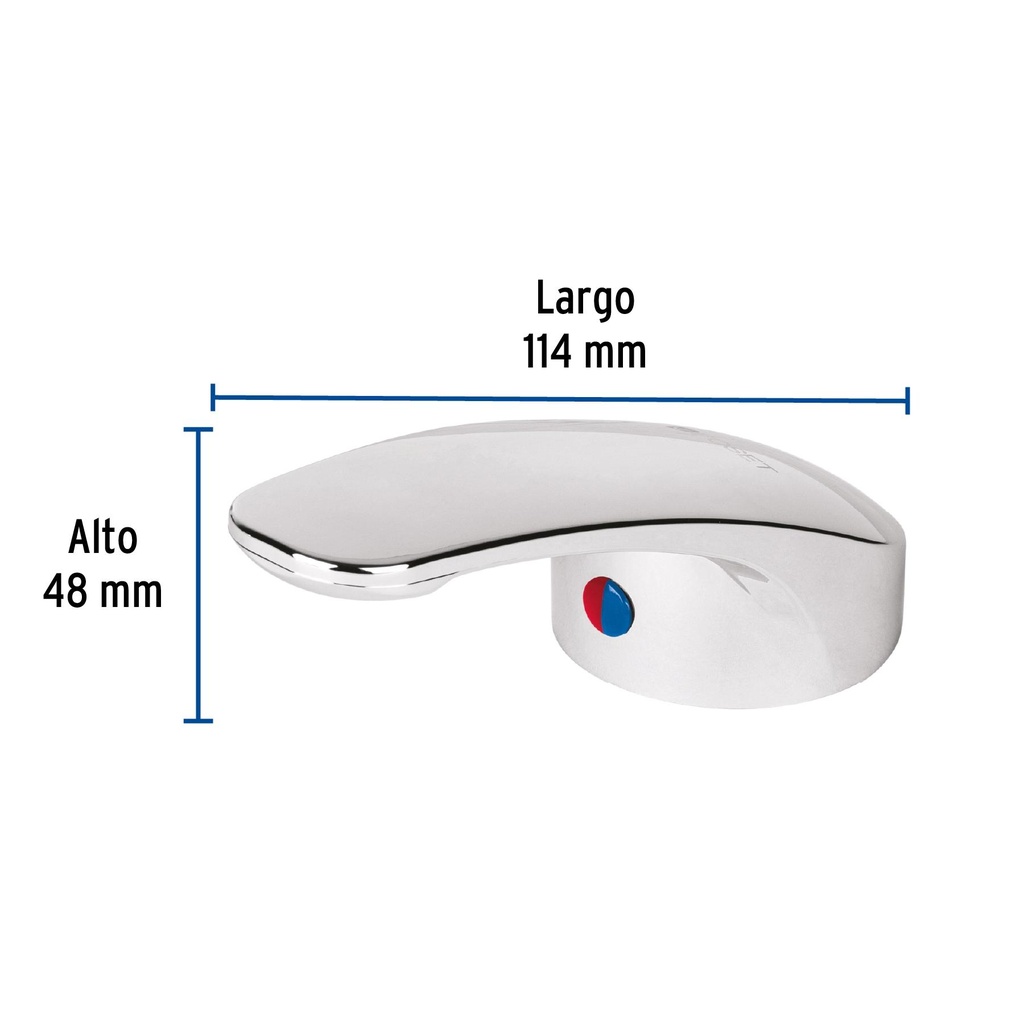 Maneral monomando de plástico para fregadero, Foset Basic