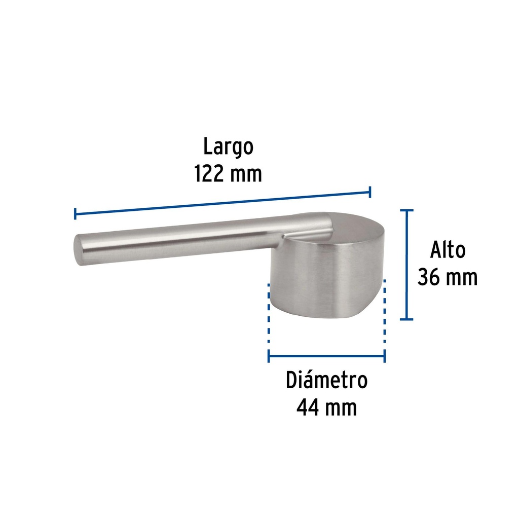 Maneral monomando para lavabo, satín, Foset Element