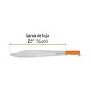 Machete acapulqueño de 22' cacha naranja, Truper