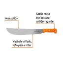 Machete estándar 14' cacha naranja remachada, Truper