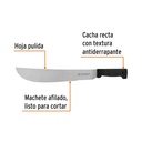 Machete estándar 14' cacha negra inyectada, Truper