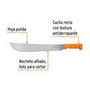 Machete estándar 16' cacha naranja remachada, Truper