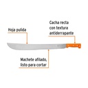 Machete estándar 22' cacha naranja remachada, Truper