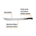 Machete estándar 24' cacha negra inyectada, Truper