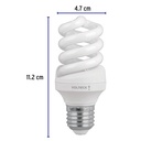 Lámpara espiral T3 13 W luz de día en blíster, Volteck