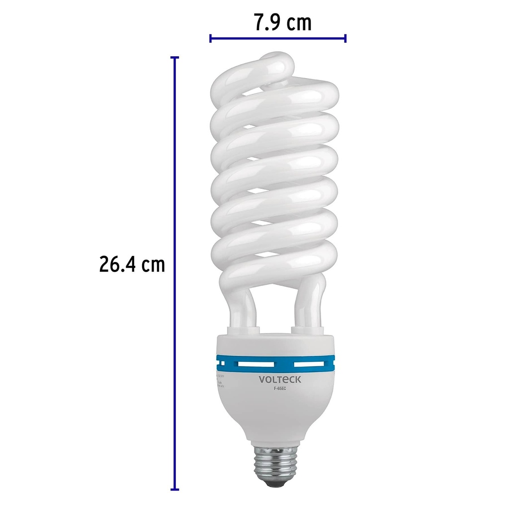 Lámpara espiral T5 65 W alta potencia luz de día, caja