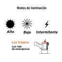 Lámpara recargable de LED 300 lm alta potencia, Truper