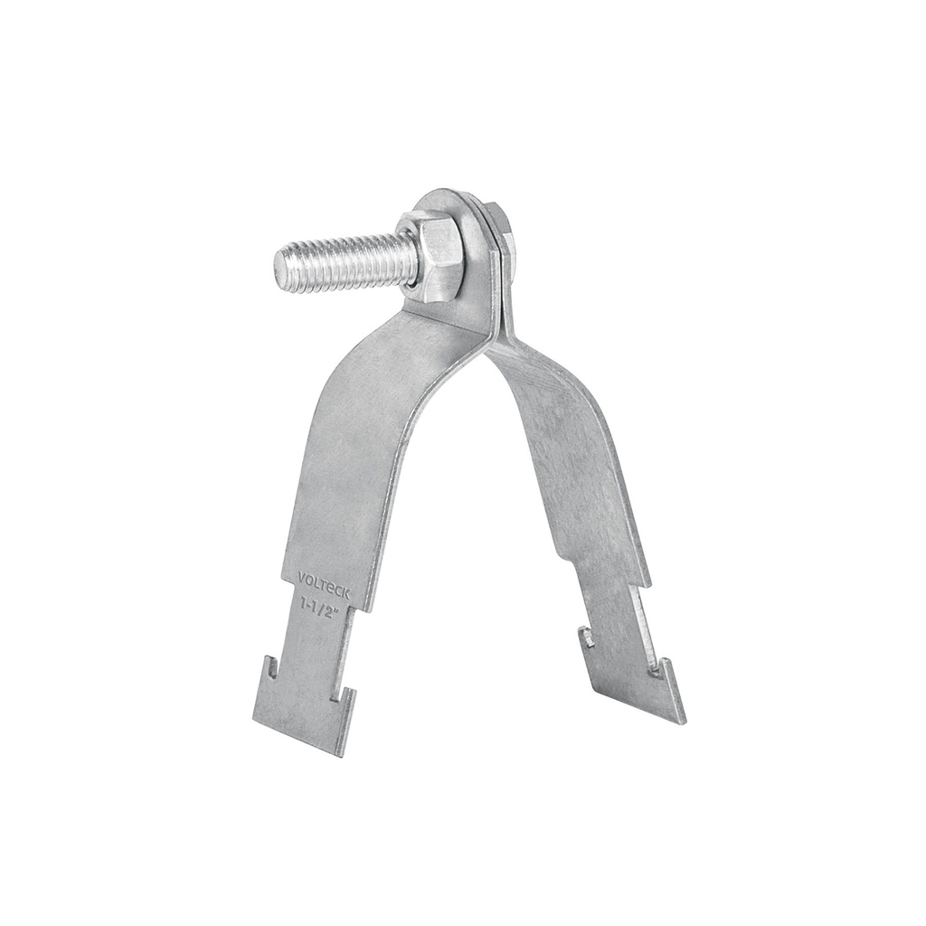 Abrazadera para unicanal de 1 1/2', Volteck