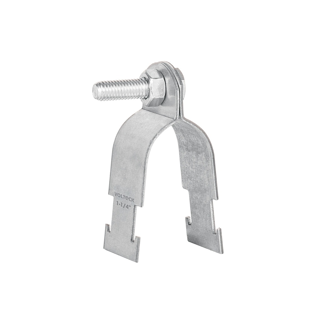 [T46425] Abrazadera para unicanal de 1 1/4', Volteck