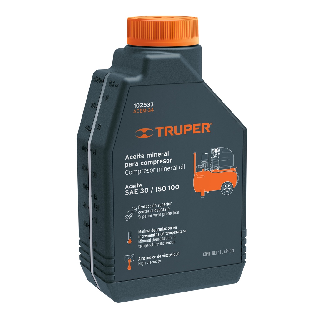 Aceite mineral para compresor, 946ml (32oz), Truper - Pag 18