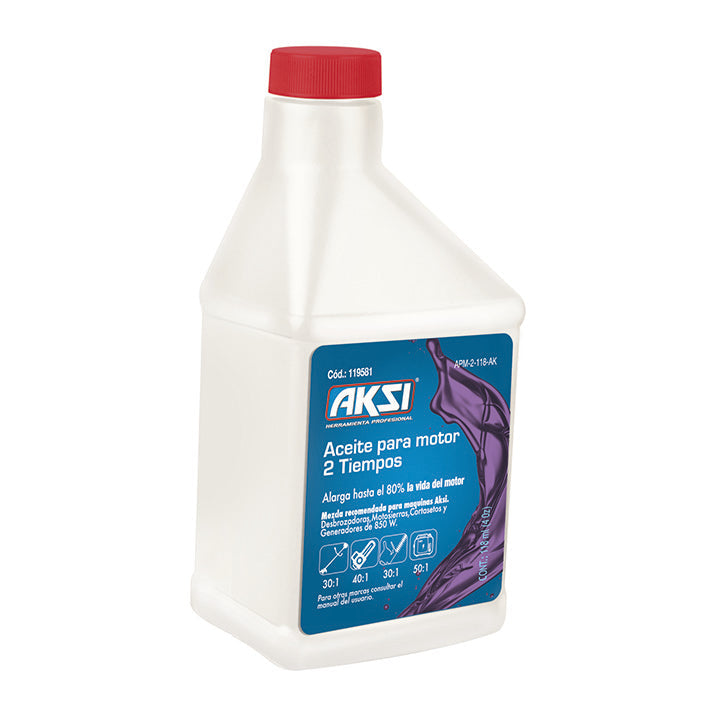 Aceite mineral para motor de 2 tiempos, bote de 250 ml (8 Oz)