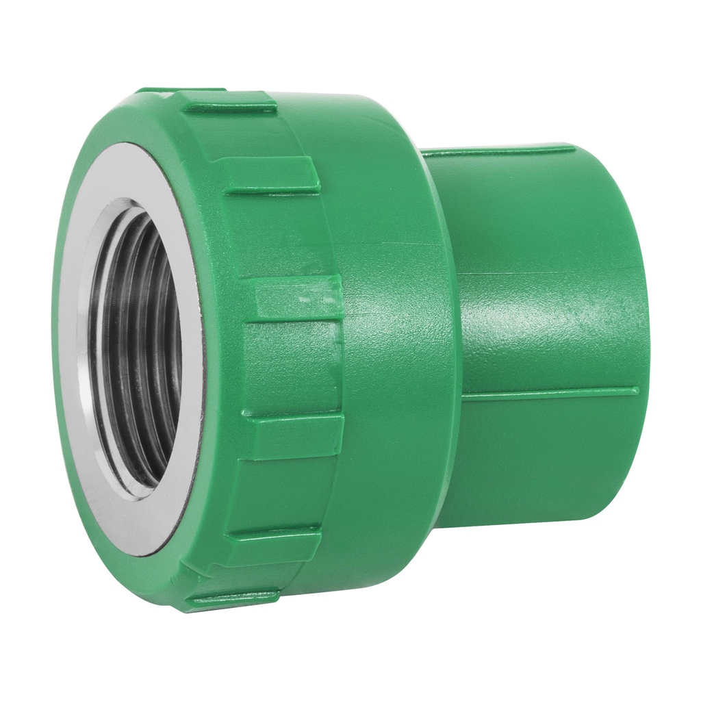 Adaptador PPR 1' hembra con inserto metálico, Foset - Pag 528