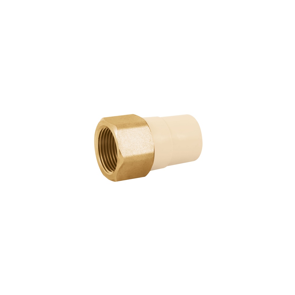 Adaptador hembra de CPVC 1' con inserto metálico, Foset - Pag 700