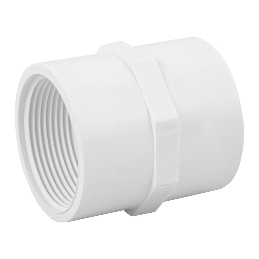 Adaptador hembra de PVC 1-1/2', Foset - Pag 523