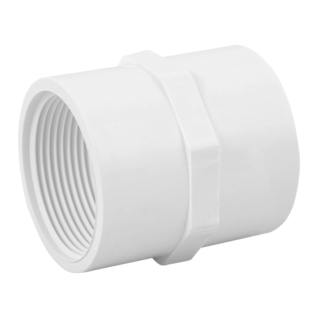 Adaptador hembra de PVC 1-1/2', Foset - Pag 697