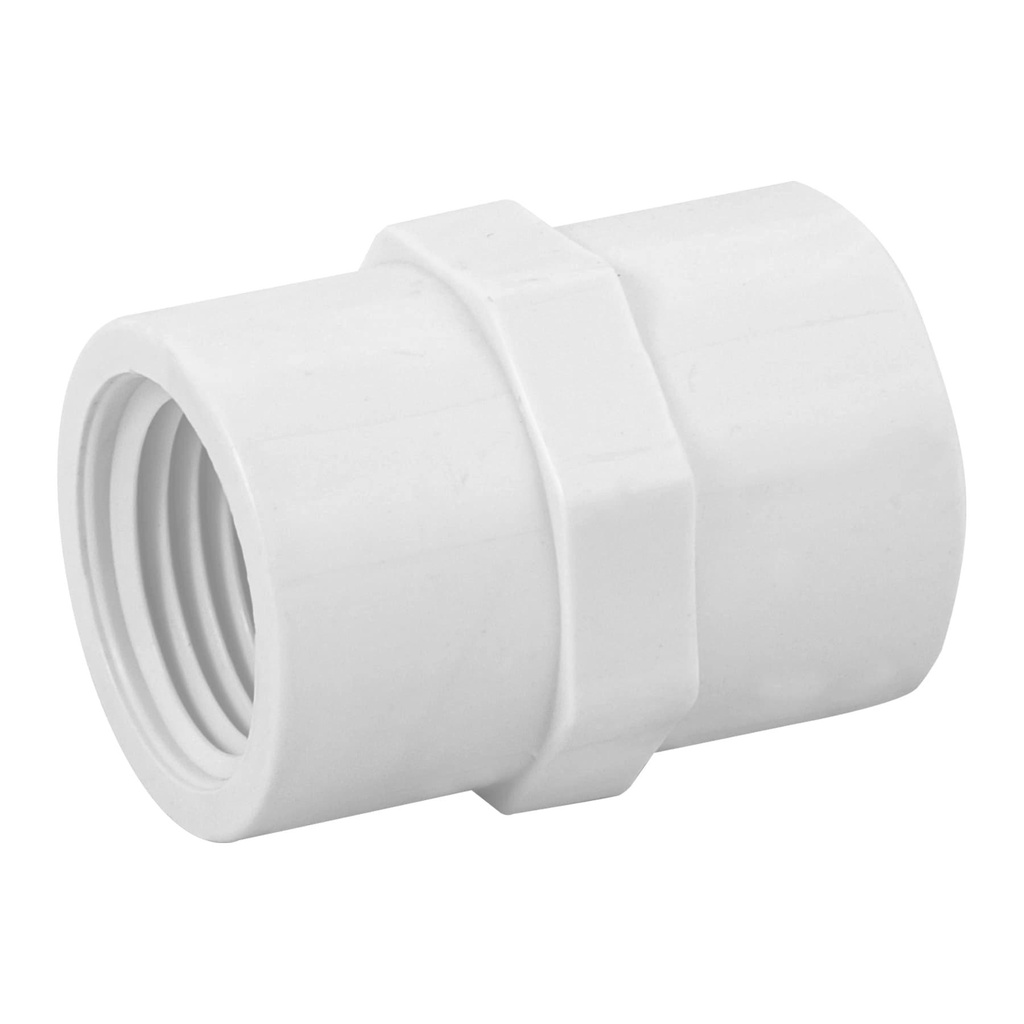 Adaptador hembra de PVC 1/2', Foset - Pag 697