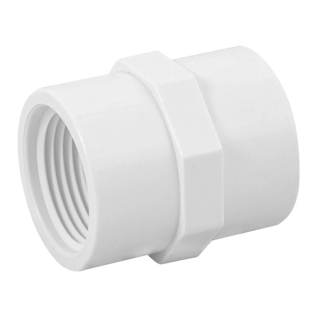 Adaptador hembra de PVC 3/4', Foset - Pag 697