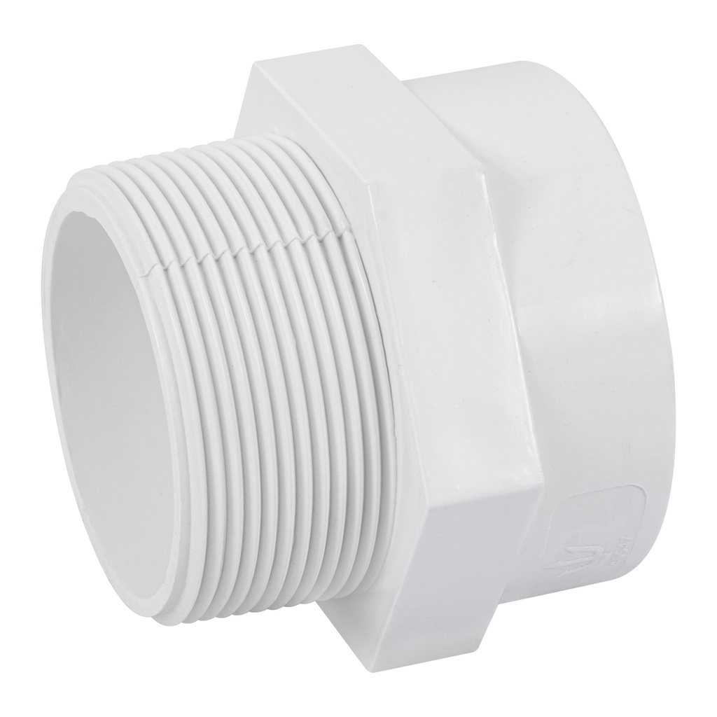 Adaptador macho de PVC de 2', Foset - Pag 523
