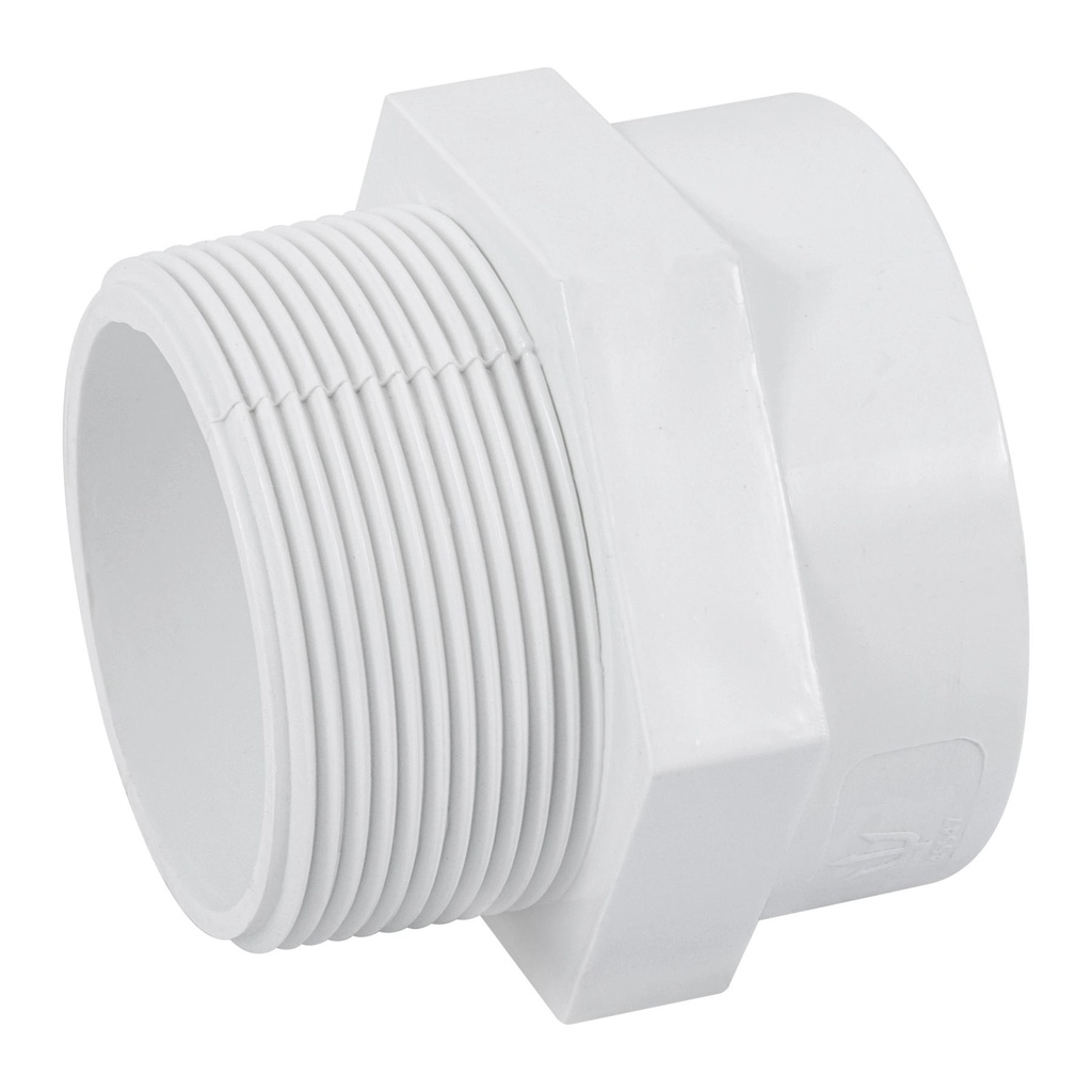 Adaptador macho de PVC de 2', Foset - Pag 697