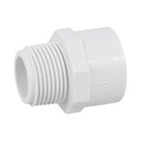 Adaptador macho de PVC de 3/4', Foset - Pag 697