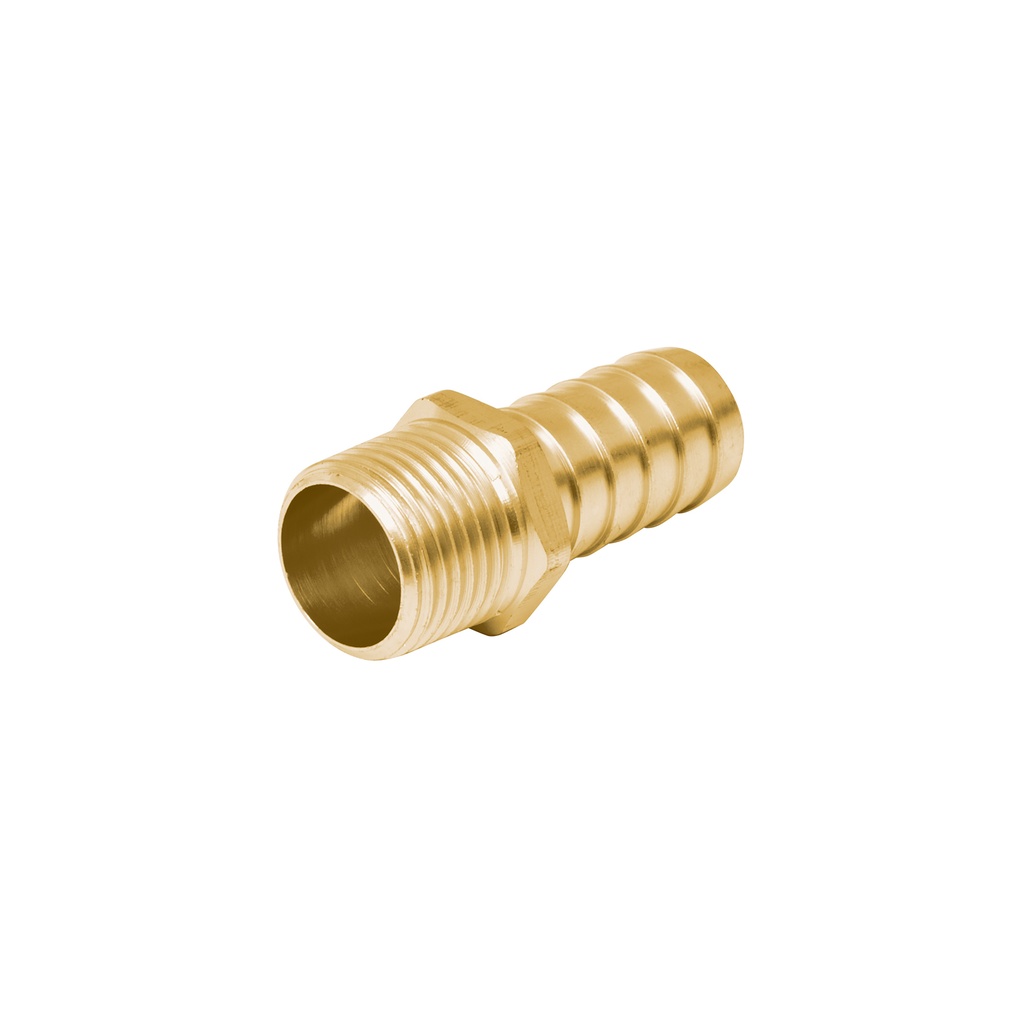 Adaptador macho de latón 1/2' para poliducto, Foset