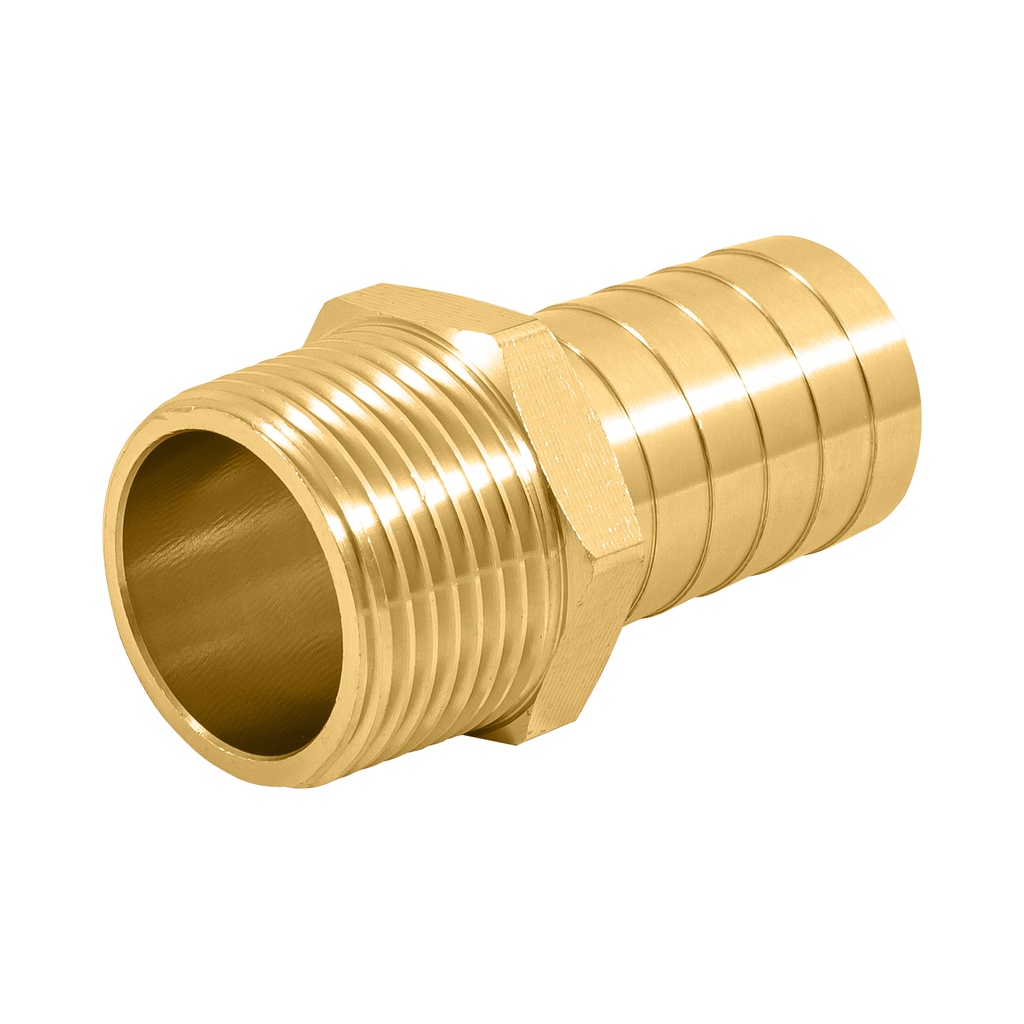 [T49306] Adaptador macho de latón 3/4' para poliducto, Foset
