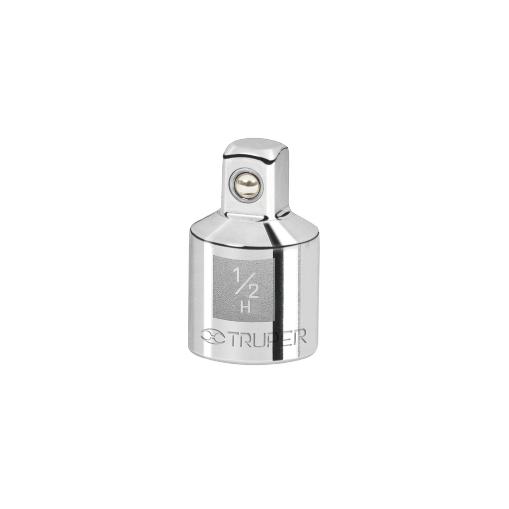 [T13422] Adaptador para matraca de cuadro 1/2' a cuadro 3/8', Truper