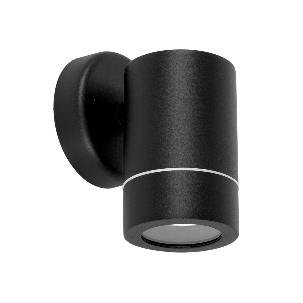 [T48143] Arbotante de acento 1 spot negro, lámpara no incluida