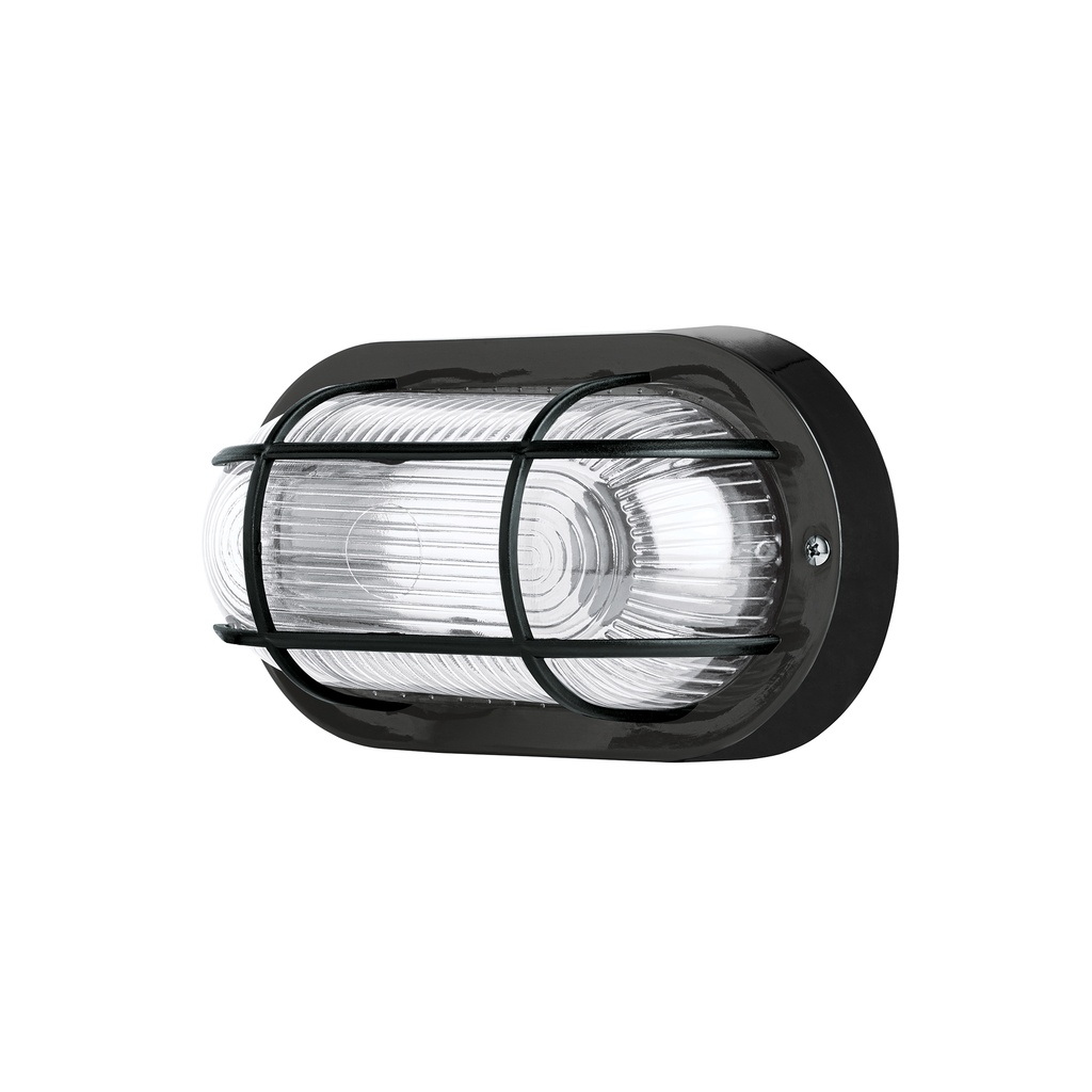 Arbotante decorativo de ABS, ovalado, lámpara no incluida