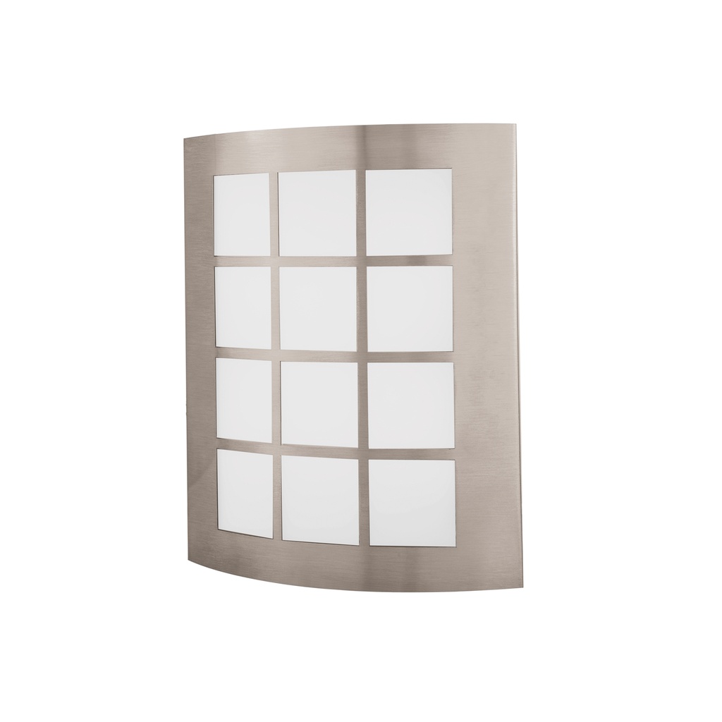 [T48011] Arbotante decorativo de LED 15 W acero inoxidable luz cálida