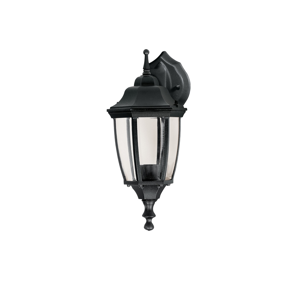 [T47291] Arbotante tipo farol suspendido negro, lámpara no incluida