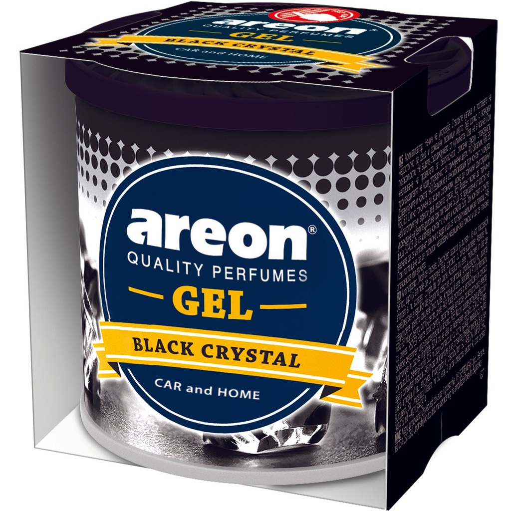 Aromatizante Areon Gel 80 gr - Black Crystal